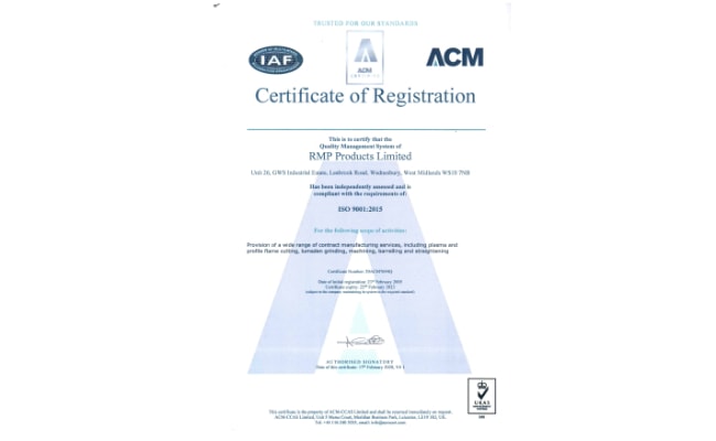Up To Date Certificate